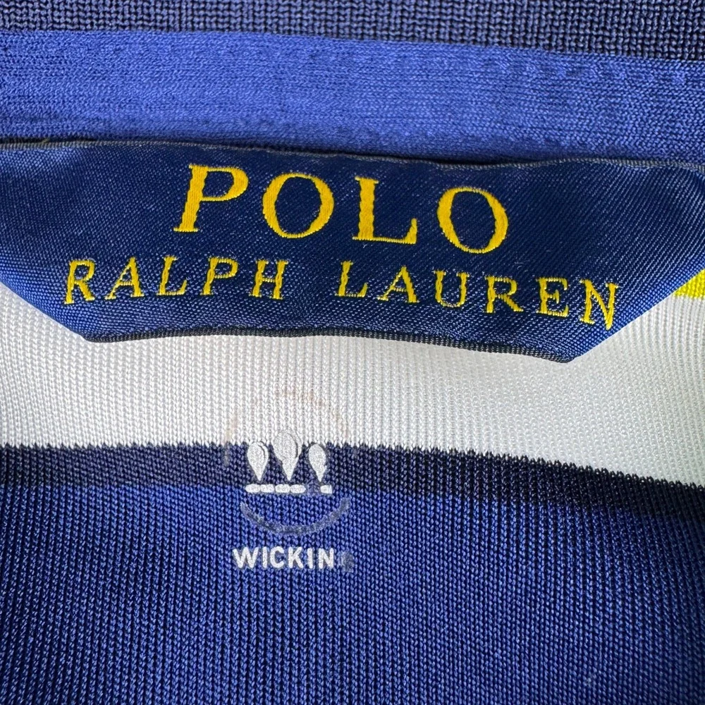 Polo Ralph Lauren XXL Golf Polo Shirt Blue‎ Striped 2020 US Open Winged Foot